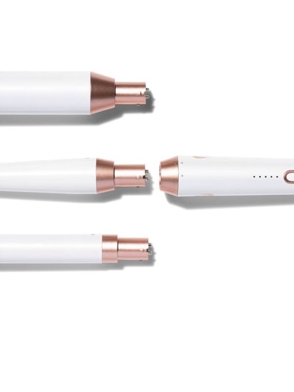 T3 Interchangeable Styling Handle in White and Rose Gold Accent